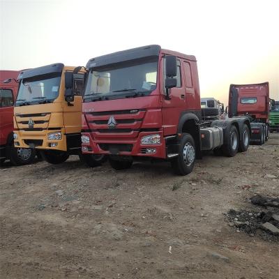 China Heavy Tractor Head Truck Sinotruk 6 X 4 Howo Power Tractor Truck 371 375 10 Wheeler for sale