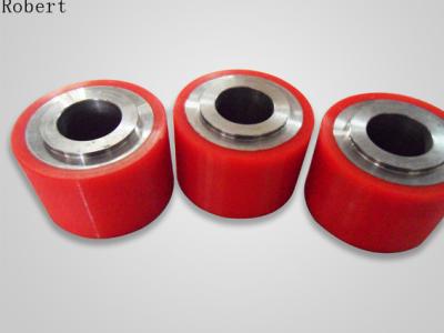 China Colorful Polyurethane Roller Wheels , High Capacity Urethane Coated Rollers Wheels for sale