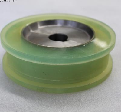 Китай Резина полиуретана покрыла ролики транспортера/привода, запирая колеса рицинуса шарнирного соединения продается
