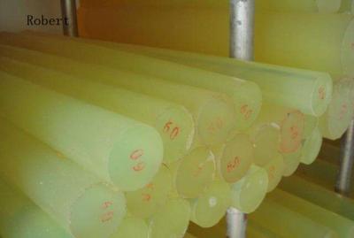 China High Friction Polyurethane Rubber Sheet / Rod Aging Resistance Customized Color for sale