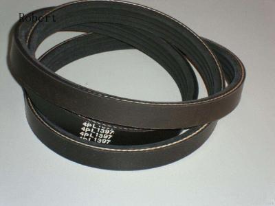 China Rubber Material V Section Electric Motor Drive Belts Adjustable Length Black Color for sale