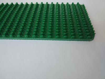 China Grip Pattern Petrol Green PVC Conveyor Belt Replacement High Performance Wear Resistant for sale