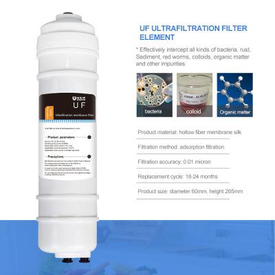 China Hollow Fiber 0.01 Micron UF Ultrafiltration Membrane Filter Fast Connection for sale