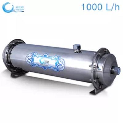 China Modern Geheel de Zuiveringsinstallatiesysteem 304 van het Huiswater de Filterpatroon van het Roestvrij staal Horizontale Water Te koop