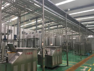 China Milk Yogurt Cheese Butter Making Dairy Production Line 304 Stainless Steel en venta