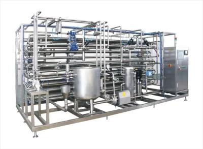 Chine 2t/H plaquent le type machine de stérilisateur UHT pour la production laitière à vendre