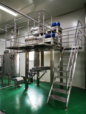 China Línea de producción de puré y pasta de manzana fresca Envasado aséptico Entrada de 2 t/h en venta