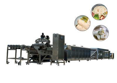 China Automatic Tortilla Wrap Making Machine 3600-8200 pcs/h Roti Bread Production Line for sale
