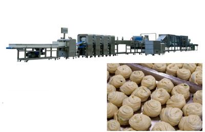 China 6000pcs/h Roti Paratha Manufacturing Machine layed bread production line for sale