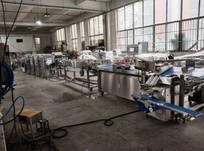 Китай Прокатанное замороженное положенное автоматическое производственной линии плюшки теста продается
