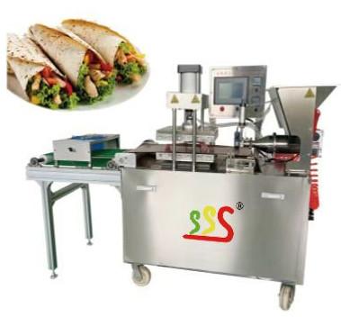China 220V / 380V Stainless Steel Tortilla Maker Machine With 700 - 3000 Pieces/H Capacity for sale
