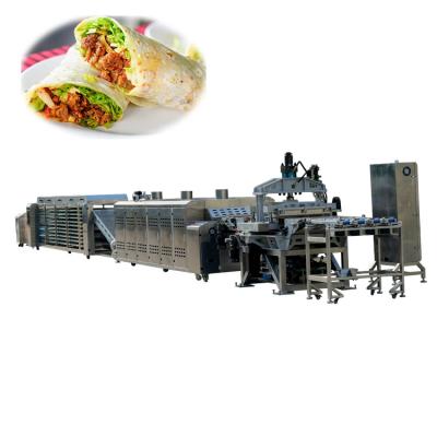 China 6000pcs/h Lavash Production Line , 200g Tortilla Bread Making Machine for sale