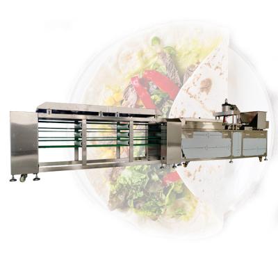 China 10cm Electric Heating 1300pcs/h Tortilla Production Line for sale