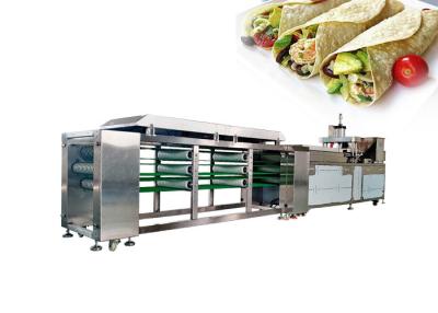 China Small Capacity 250kg/H Tortilla Processing Equipment 30cm Dia for sale