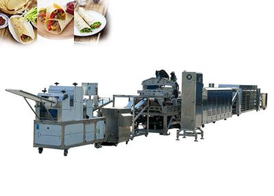 China Stahl Max350mm 2000pcs/H Pita Bread Production Line Stainless automatisch zu verkaufen