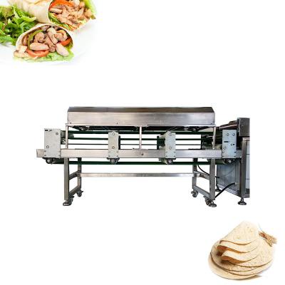 China Rostfreie automatische flache Tortilla-Brot-Maschine 1400pcs/Hour des Brot-304 zu verkaufen