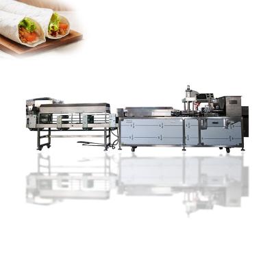 China PTFE Belt Automatic Double Heads Commercial Tortilla Machine 304 SS for sale