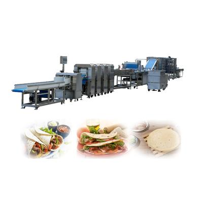 China Stainless Steel 3000pcs/H 85g 250mm Dia Tortilla Making Machine Industrial for sale