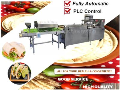China Double Head Tortilla Production Line Electric Heating 1500-3000pcs Per Hour for sale