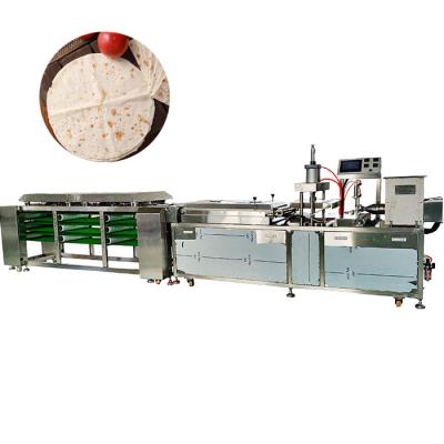 China 1400 Pcs/Hour Tortilla Bread Production Line Fully Automatic for sale