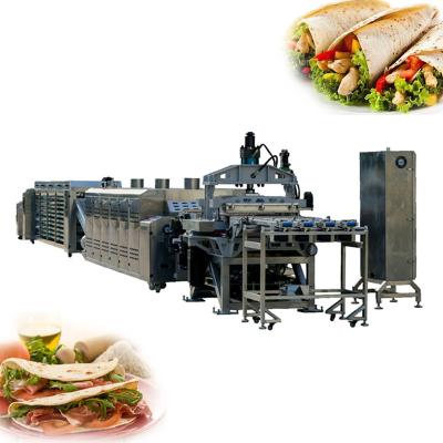 China Middle Size Automatic Tortilla Production Line 2000 - 3600 Pcs/Hour for sale