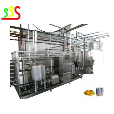 China Commercial Automatic Fruit  Processing Line Mango Pulp Making Machine Mango Pulping Machine for sale
