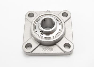China Flange Mounted Stainless Steel Pillow Block Relubricatable 4 Holes Bearing Housing SUCFX05 for sale