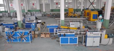 China Single Wall Corrugated Pipe Extrusion Machinery For PP / PE / PVC Pipe for sale