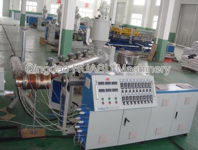 China Linha da extrusão da tubulação da proteção do cabo da precisão alta/maquinaria enorme da tubulação calibre da eletricidade à venda