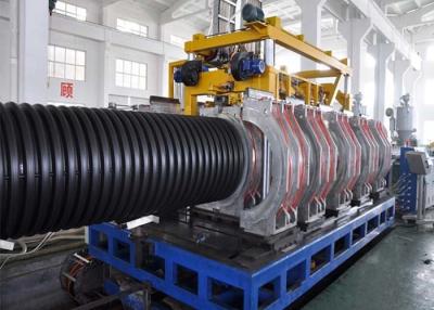 China Helical Gear 600kg/H 800mm HDPE DWC Pipe Machine for sale