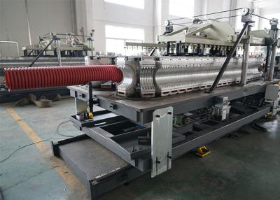 China 300kg/H 150mm DWC Pipe Extrusion Line PLC Control for sale