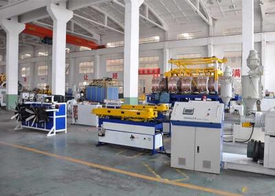 China 75mm PE PVC Single Wall Corrugated Pipe Extrusion Line for sale