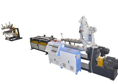 China PP PE DWC Corrugated Pipe Making Machine Air Cooling Plastic Pipe Extruder Machine for sale