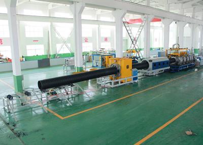 China Horizontal Drainage HDPE DWC Pipe Extrusion Line Vaccum Forming for sale