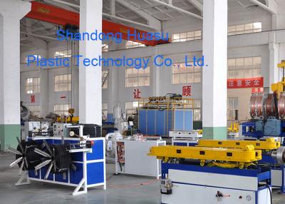 China Línea acanalada plástica de un sólo recinto máquina de la protuberancia del tubo de la velocidad estándar 16-63 milímetros en venta
