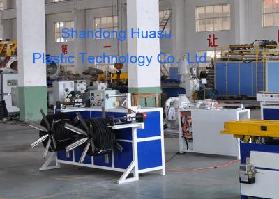 China PLC Plastic PP PE Single Wall Corrugated Pipe Extrusion Line Pipe Tube Extruder for sale