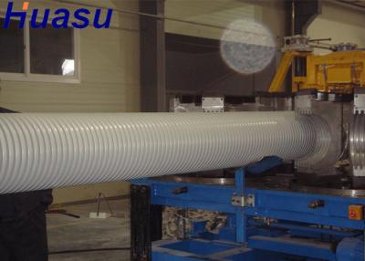 Chine Le type horizontal mur de PVC de double a ridé la ligne tuyau d'extrusion de tuyau de 500mm Diamter à vendre