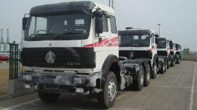 China Beiben power star 380hp 10 wheel prime mover tractor truck 2638 for sale