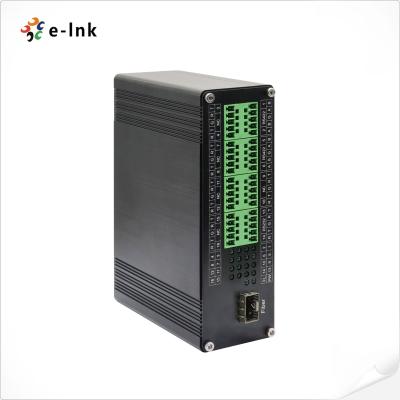 China 8 Channel Serial Fiber Media Converter RS232 RS485 SFP Port 0 - 800kbps Baud Rate for sale
