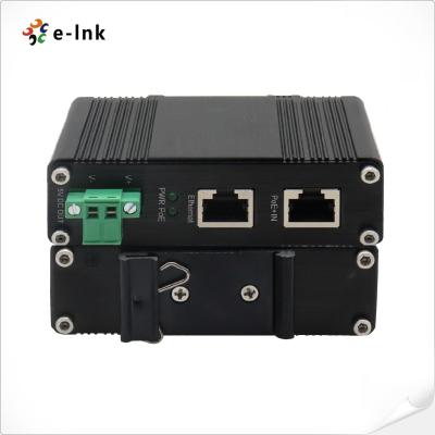 China Din Rail Ethernet PoE Splitter Industrial Gigabit 802.3at 30W PoE Splitter 5V for sale