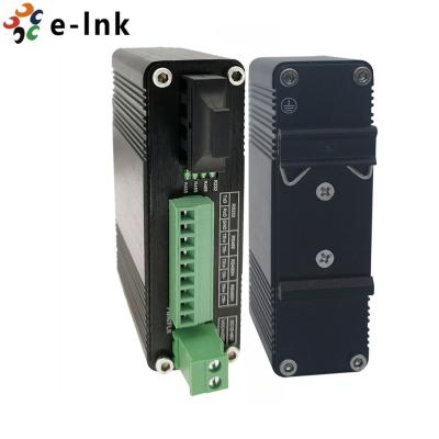 Chine Mode unitaire industriel de modem de convertisseur de médias de la fibre RS232 RS485 RS422 RS232 RS485 RS422 à vendre