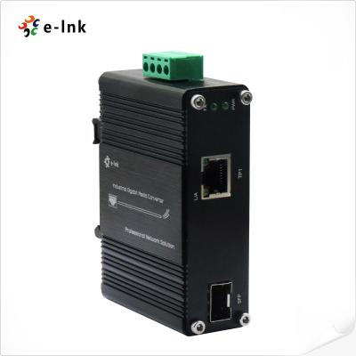 China Convertidor industrial 10/100/1000Base-T 3W de los medios de Ethernet del soporte de la pared de SFP en venta