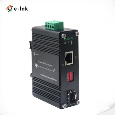 China Mini Industrial Media Converter 10G/5G/2.5G/1G/100M Copper To 10GBASE-X SFP+ for sale