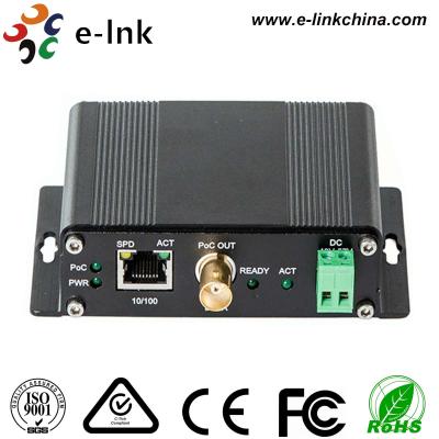 China 10 / 100 Base Ethernet To Coaxial Cable Adapter / Ethernet To Coax Media Converter for sale