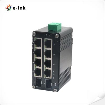 China 8 Port 10/100/1000T L2+ Ethernet Media Converter With 2 Port 100/1000X SFP for sale