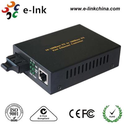 China SM Dual Fiber  Ethernet Media Converter 10 / 100Base - TX To 100BASE - FX for sale