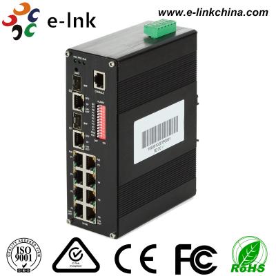 China Industrial Power Over Ethernet Gigabit Switch , Industrial Managed Ethernet Switch for sale