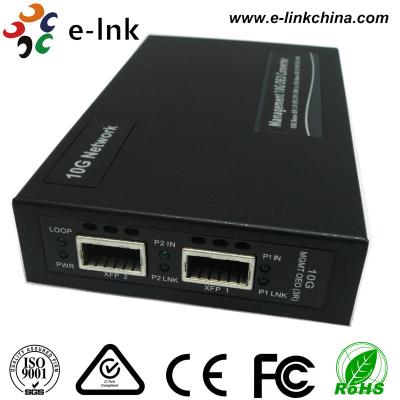 China Standalone XFP To XFP Fiber Optic To Ethernet Converter , Manageable Media Converter for sale