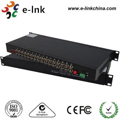 China 10 / 100M 32CH BNC Port CCTV Fiber Optic Converter High Speed Ethernet Interface for sale