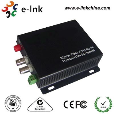 Cina Video analogico a fibra ottica/1CH RS485 del convertitore 2CH della macchina fotografica del CCTV video indietro in vendita